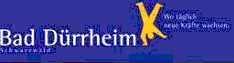 Blaues Logo der Stadt Bad Dürrheim