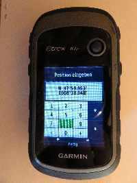 Foto eines GPS-Gerätes